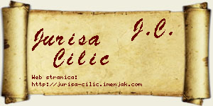Juriša Cilić vizit kartica